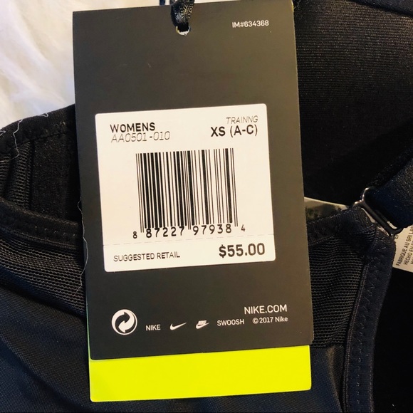 NIKE Alpha High Impact Bra AA0501-010 Sz XS - Picture 11 of 11